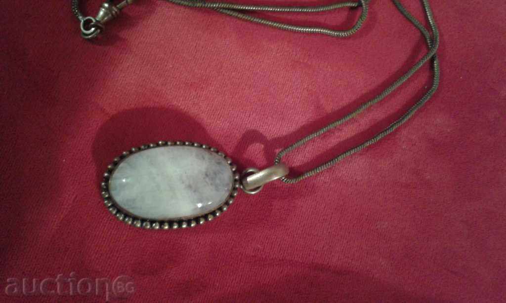 Necklace with lunar stone - 6