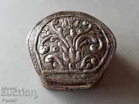 Cutie pentru priză de tutun rășină opiu drajeuri BULGARIA ARGINT secolul XIX 3