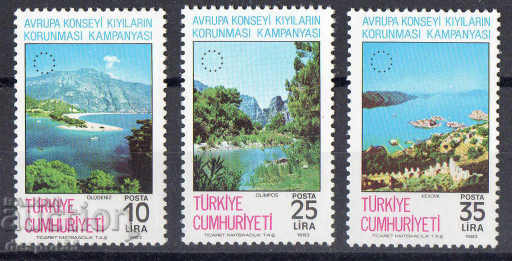 1983. Τουρκία. Προστασία παράκτιων ταινιών.