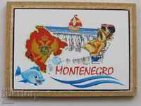 Authentic magnet from Montenegro, series-11