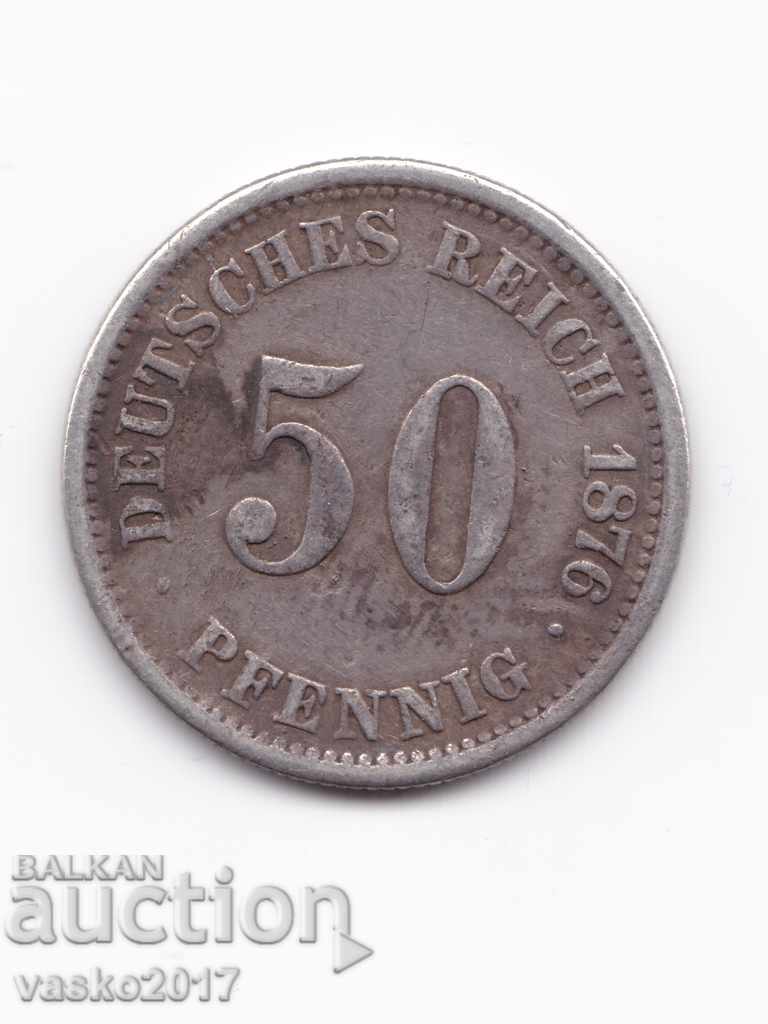 50 Pfennig - Germany 1876E