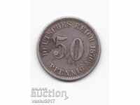 50 Pfennig - Γερμανία 1876E