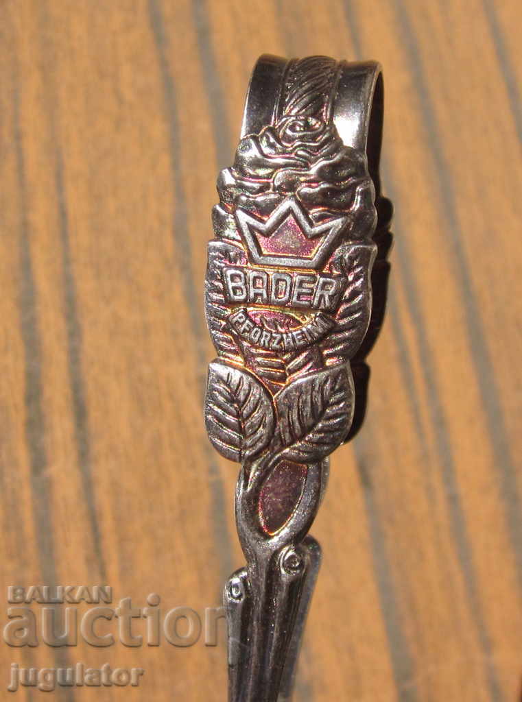 an ancient German silver silver pinch for ice sugar - 6