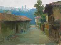 View from Veliko Tarnovo - oil paints