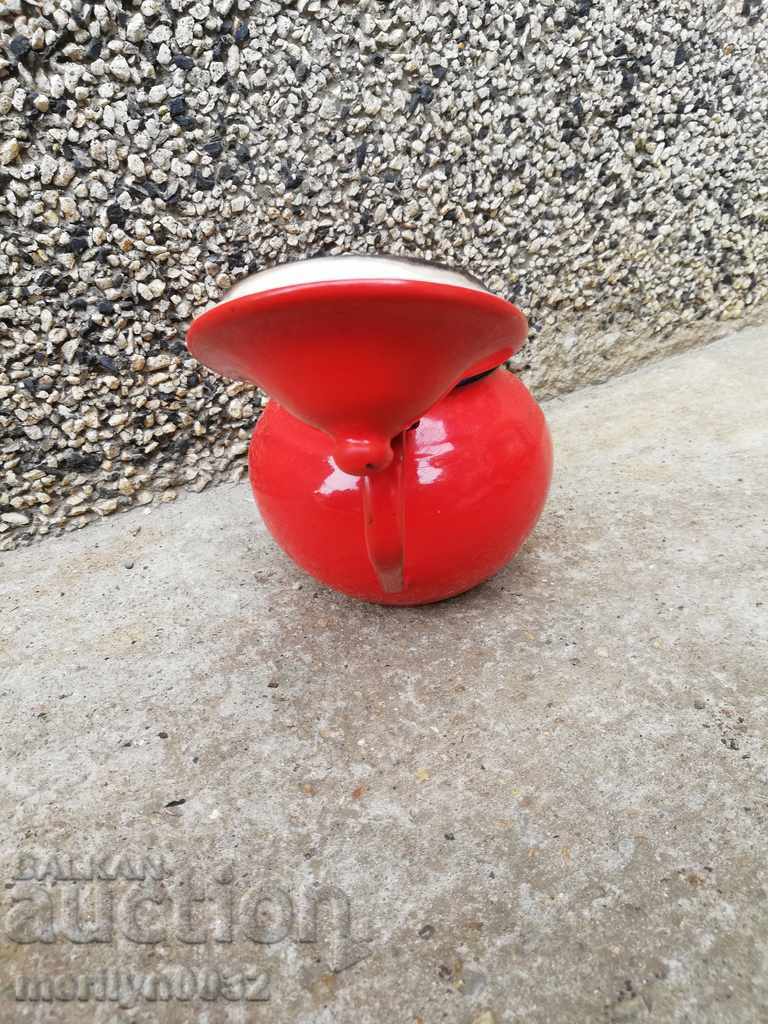 Old enameled teapot, coffee maker, kettle - 5 Old enameled teapot, coffee maker, kettle - 5