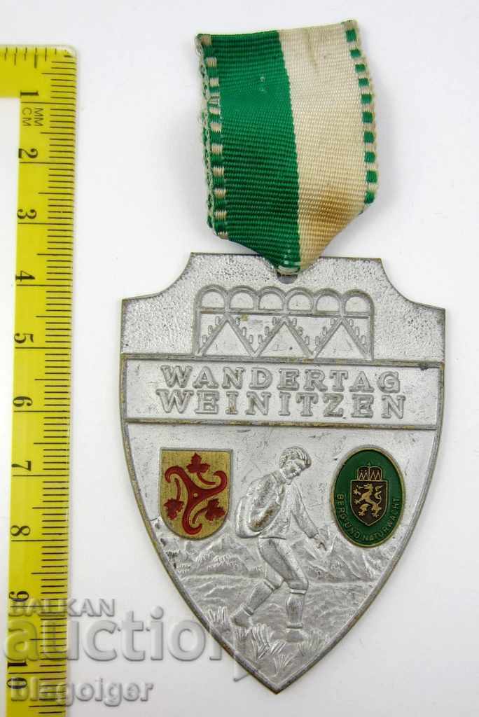 Livrarea GERMANIA-MEDALIA TURISTICĂ-TURISM-ALPINISM-ORIGINAL-1975 Livrarea GERMANIA-MEDALIA TURISTICĂ-TURISM-ALPINISM-ORIGINAL-1975