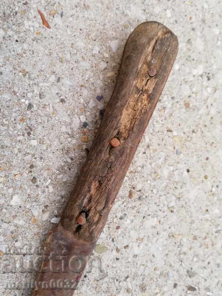 Auction Old butcher knife without kana kama kulak Auction Old butcher knife without kana kama kulak