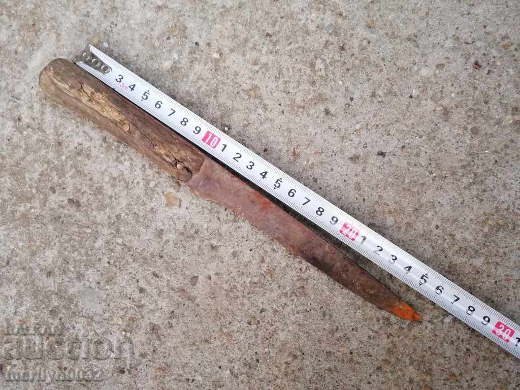 Old butcher knife without kana kama kulak - 6 Old butcher knife without kana kama kulak - 6