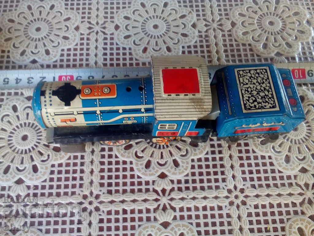 Old train. Lamarine mech. toy. with price 20.00 BGN | € 10.23 Old train. Lamarine mech. toy. with price 20.00 BGN | € 10.23