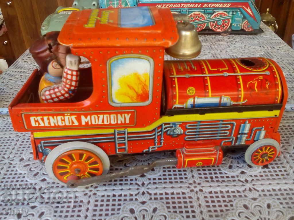 Old Big Train. Lamarine mech. toy. - 5 Old Big Train. Lamarine mech. toy. - 5