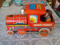 Old Big Train. Lamarine mech. toy.