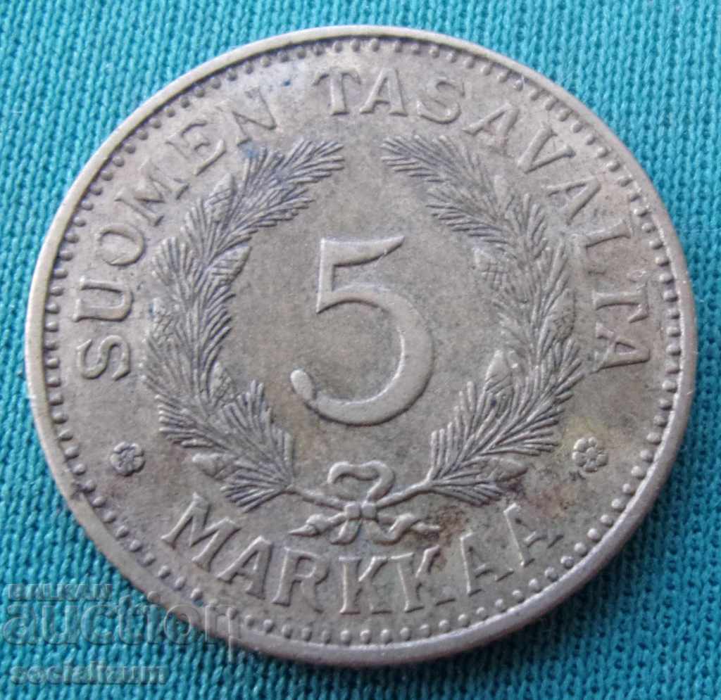 Финландия  5  Маркка  1942 S