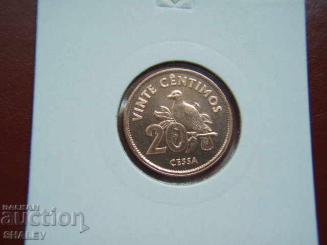 20 Centimos 2017 St. Tome & Principe - Unc cu preț € 4.69 | 9.17 BGN 20 Centimos 2017 St. Tome & Principe - Unc cu preț € 4.69 | 9.17 BGN