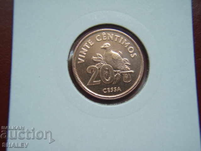 Auction 20 Centimos 2017 St. Tome & Principe - Unc Auction 20 Centimos 2017 St. Tome & Principe - Unc