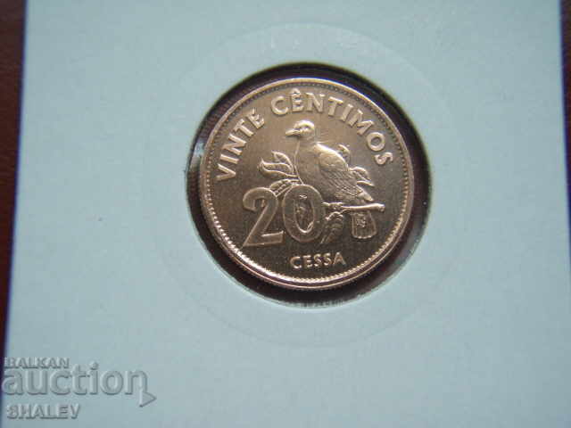 Delivery of 20 Centimos 2017 St. Tome & Principe - Unc Delivery of 20 Centimos 2017 St. Tome & Principe - Unc