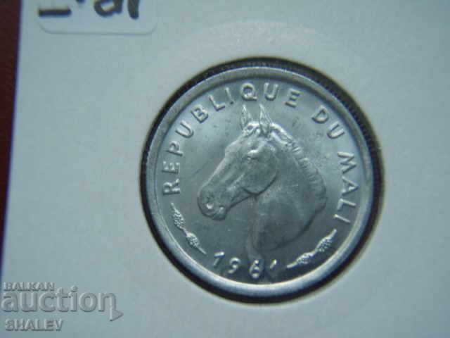 10 Francs 1961 Mali (RARE!!!) - Unc - 5