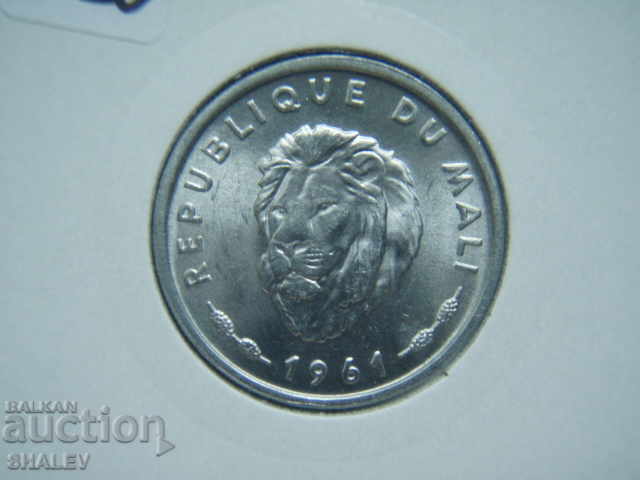 25 Francs 1961 Mali (RARE!!!) - Unc - 7