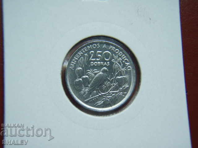 250 Dobras 1997 St. Tome & Principe (St. Tome and Principles) Unc with price 8.99 BGN | € 4.60 250 Dobras 1997 St. Tome & Principe (St. Tome and Principles) Unc with price 8.99 BGN | € 4.60