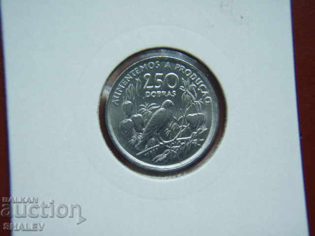 Auction 250 Dobras 1997 St. Tome & Principe (St. Tome and Principles) Unc Auction 250 Dobras 1997 St. Tome & Principe (St. Tome and Principles) Unc