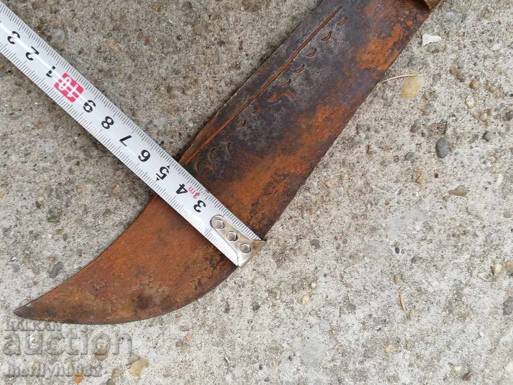 Old butcher knife without kana kama kulak - 5 Old butcher knife without kana kama kulak - 5