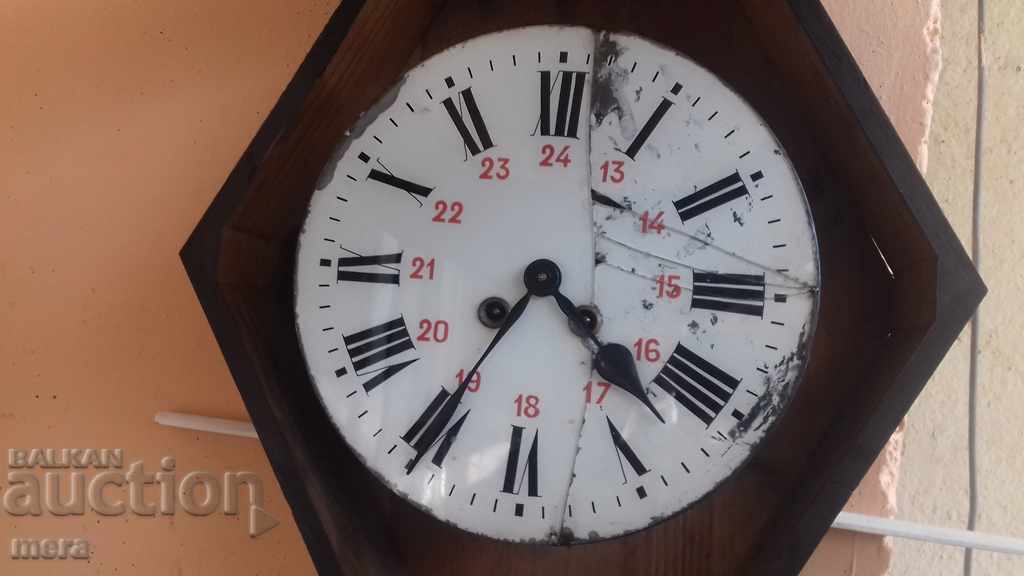 Ancient wall mechanical clock with price 280.00 BGN | € 143.16 Ancient wall mechanical clock with price 280.00 BGN | € 143.16