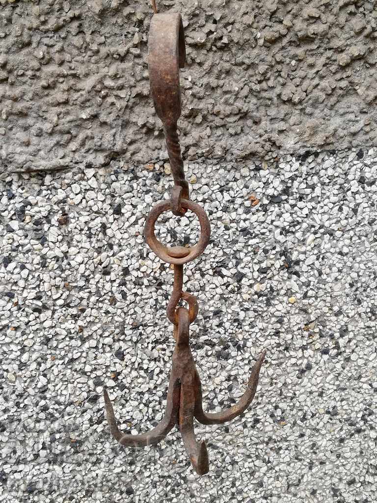 An old forged crochet hook with price 42.00 BGN | € 21.47