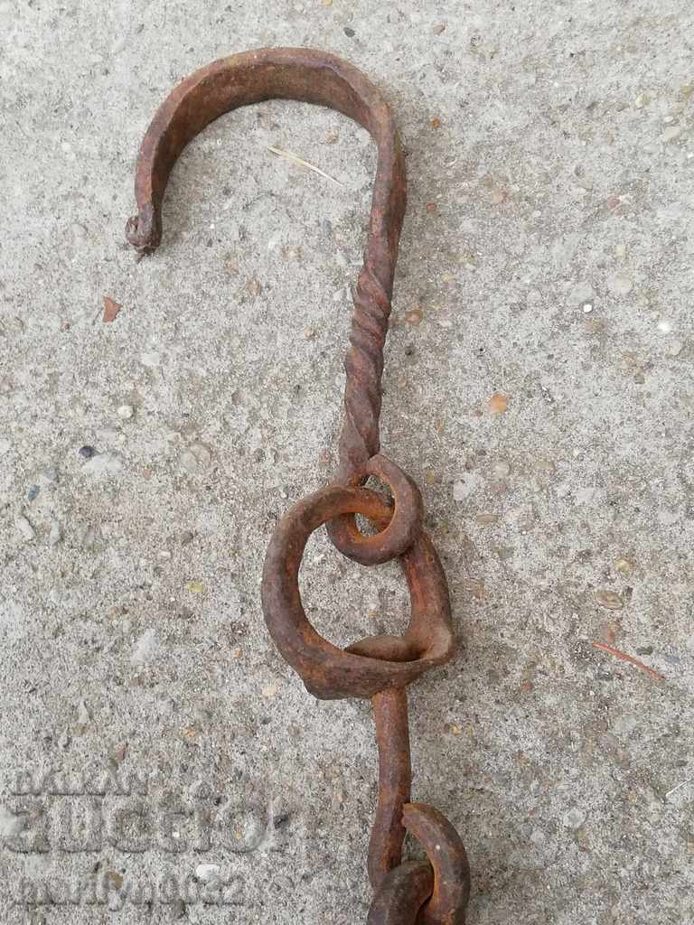 An old forged crochet hook - 6