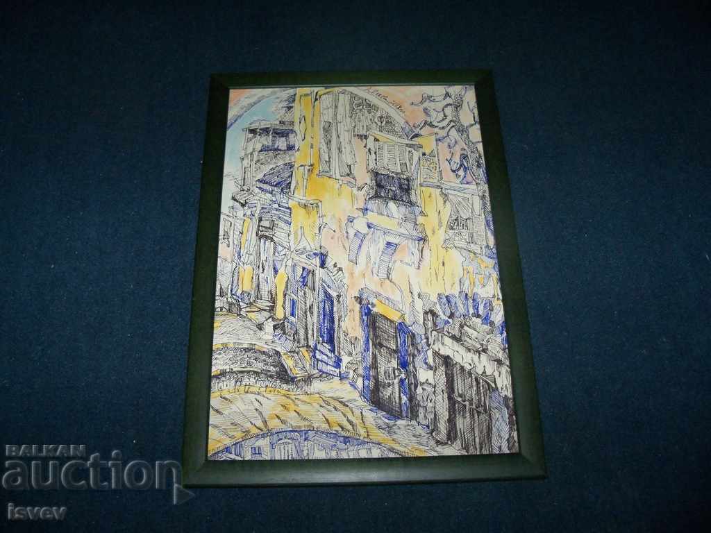 "Fantasy Street" picture of art. Desislava Ilieva with price 55.00 BGN | € 28.12 "Fantasy Street" picture of art. Desislava Ilieva with price 55.00 BGN | € 28.12