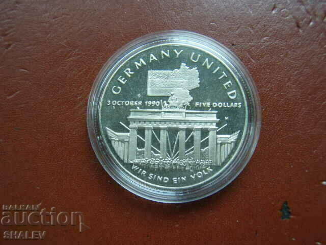 5 Dollars 1990 Marshall Islands - Unc - 7 5 Dollars 1990 Marshall Islands - Unc - 7