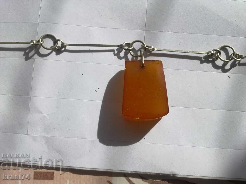 Necklace with amber with price 35.00 BGN | € 17.90 Necklace with amber with price 35.00 BGN | € 17.90