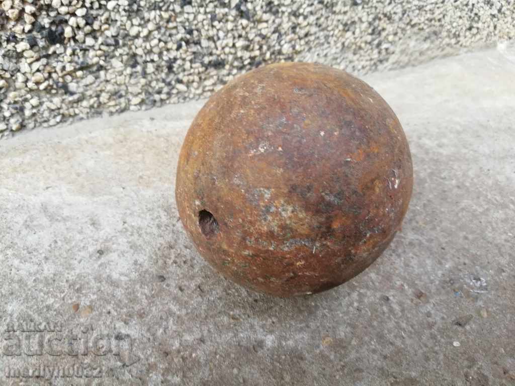 Auction  Old cannonball cannon mortar, bombard Crimean War RTOV