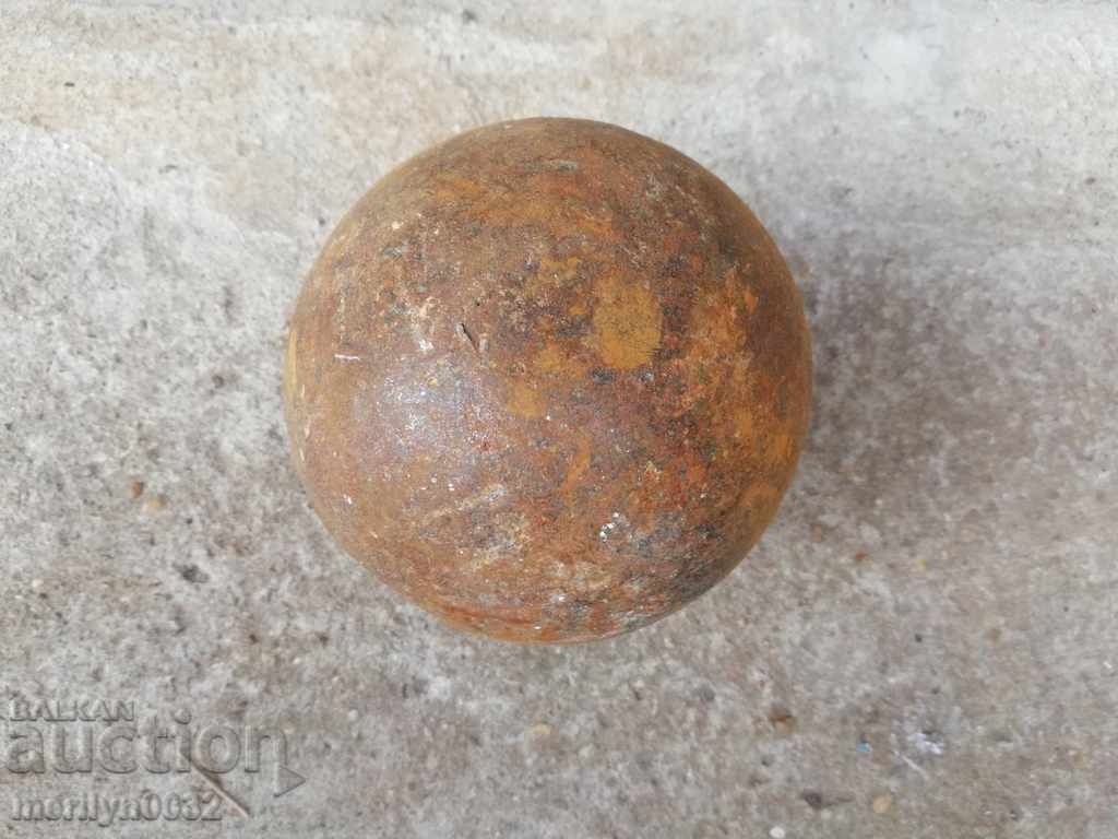 Old cannonball cannon mortar, bombard Crimean War RTOV