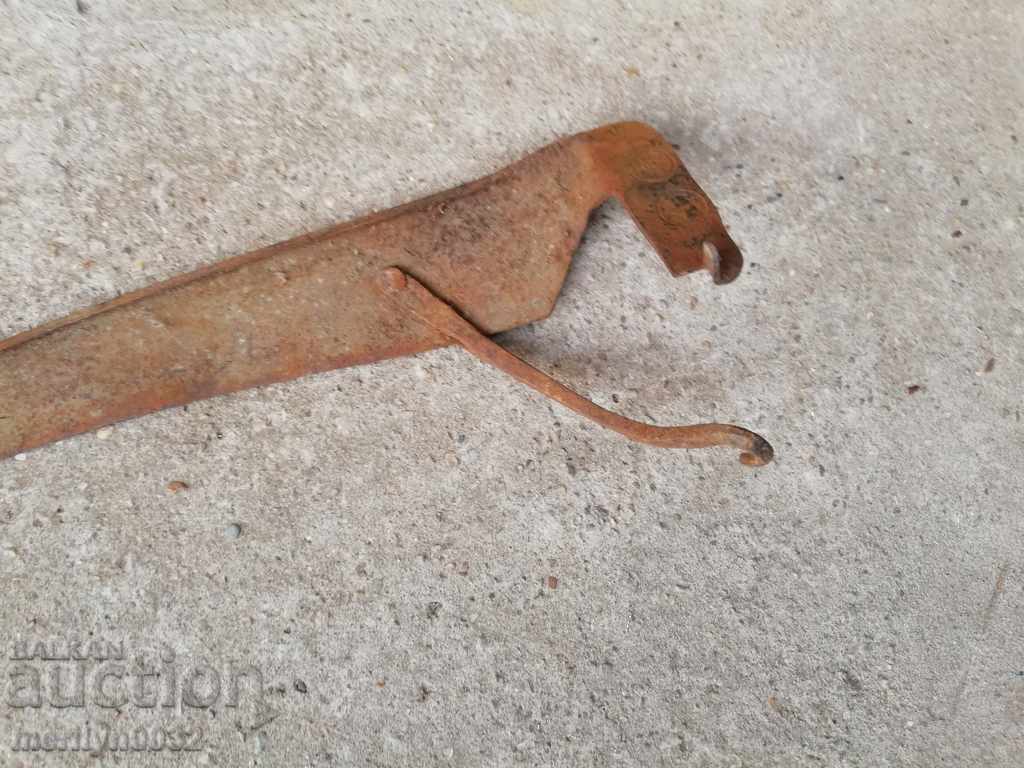 Old hand-forged mowing hair, wrought iron with price 43.00 BGN | € 21.99 Old hand-forged mowing hair, wrought iron with price 43.00 BGN | € 21.99