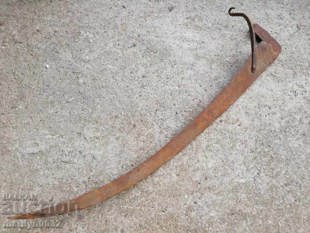 Old hand-forged mowing hair, wrought iron - 6 Old hand-forged mowing hair, wrought iron - 6