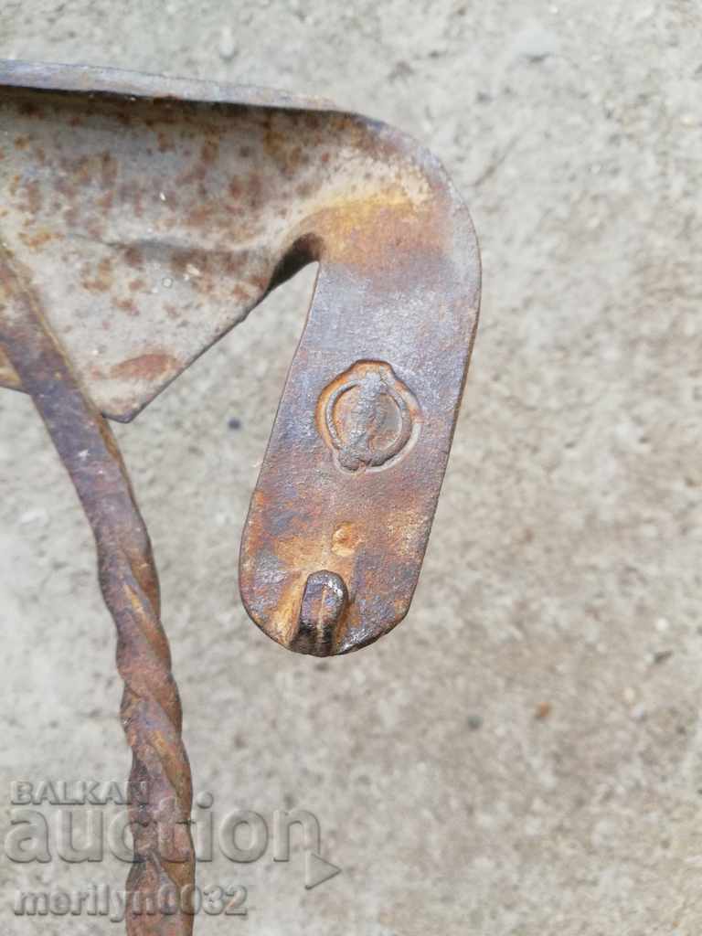 Delivery of Old hand-forged mowing hair, wrought iron Delivery of Old hand-forged mowing hair, wrought iron