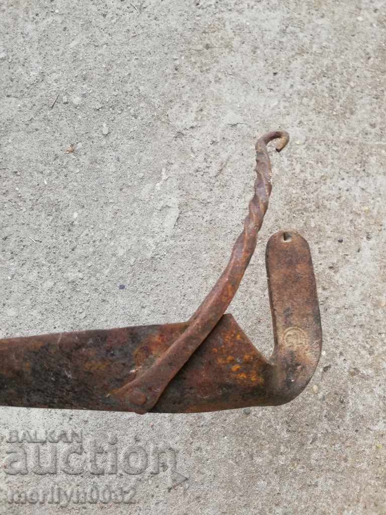 Old hand-forged mowing hair, wrought iron - 6 Old hand-forged mowing hair, wrought iron - 6