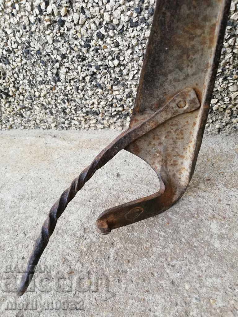 Old hand-forged mowing hair, wrought iron - 7 Old hand-forged mowing hair, wrought iron - 7