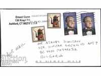 Пътувал плик с марки  Боб Хоуп комик актьор 2009 от САЩ