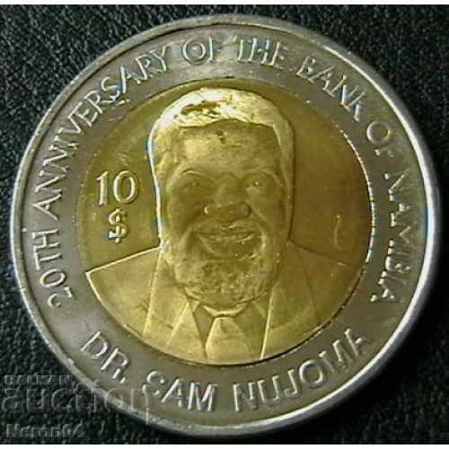 10 dollars 2010, Namibia