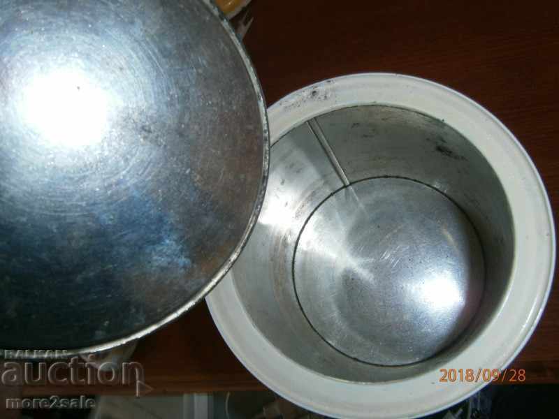 STARA METAL COFFEE BOX - CUBA - FOR 1 KG COFFEE with price 20.00 BGN | € 10.23