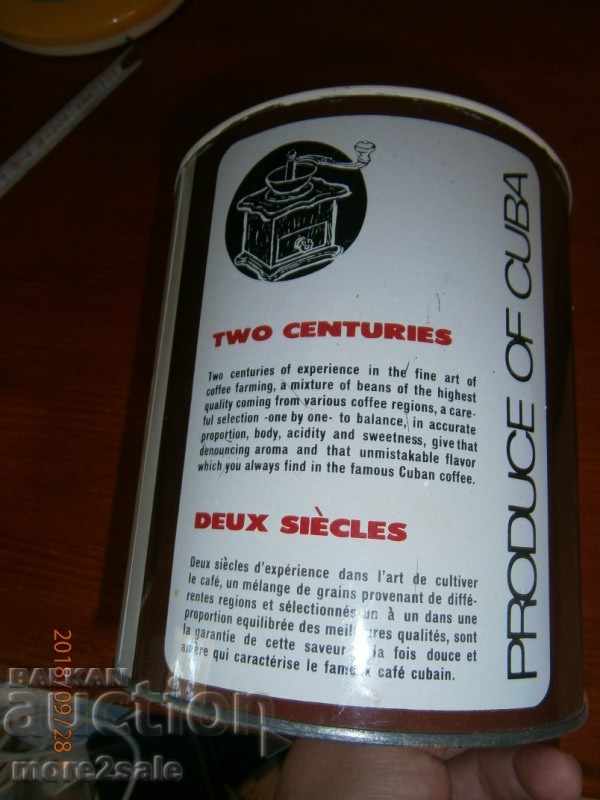 STARA METAL COFFEE BOX - CUBA - FOR 1 KG COFFEE - 6