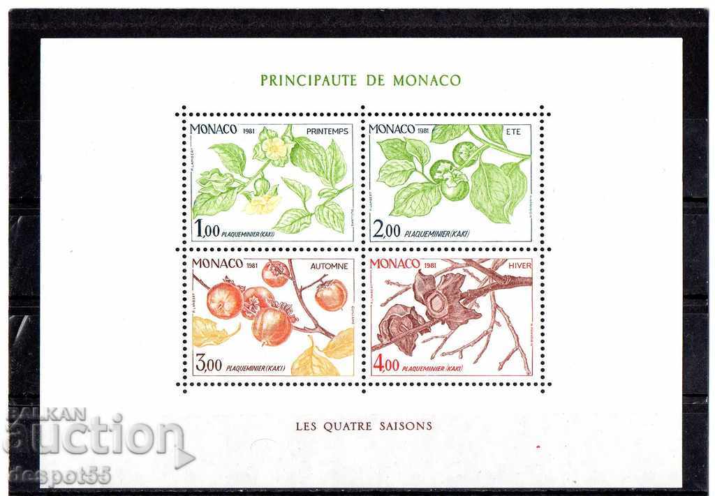 1981. Monaco. Series Four Seasons - Kaki. Block.