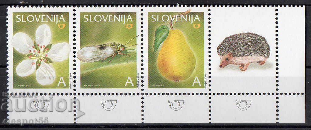 2004. Slovenia. Flora și fauna. Strip.
