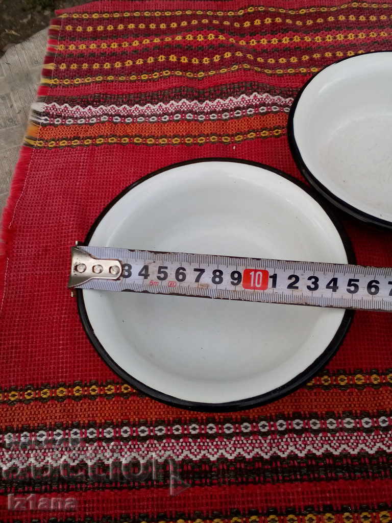 Auction Old enamelled bowl, bowls Auction Old enamelled bowl, bowls