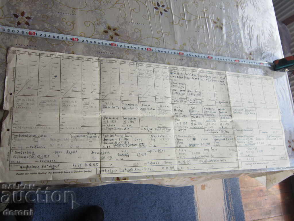 Cartea germană de înregistrare a adresei de documente al Treilea Reich cu preț 15.00 BGN | € 7.67 Cartea germană de înregistrare a adresei de documente al Treilea Reich cu preț 15.00 BGN | € 7.67