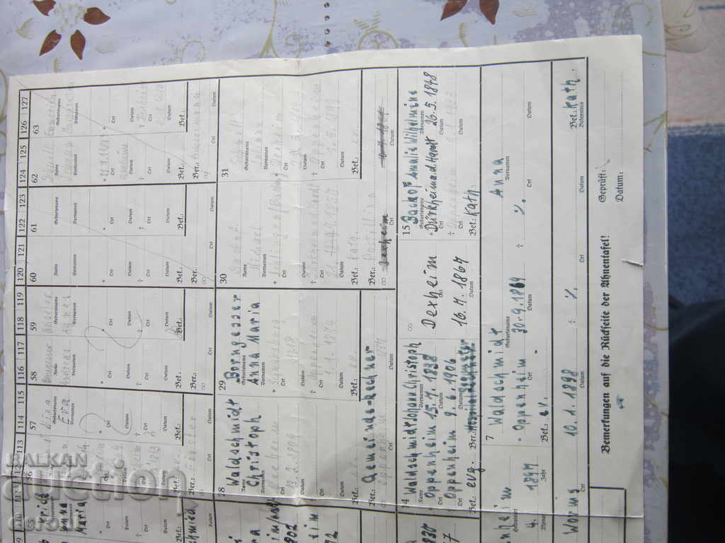 Cartea germană de înregistrare a adresei de documente al Treilea Reich - 6 Cartea germană de înregistrare a adresei de documente al Treilea Reich - 6