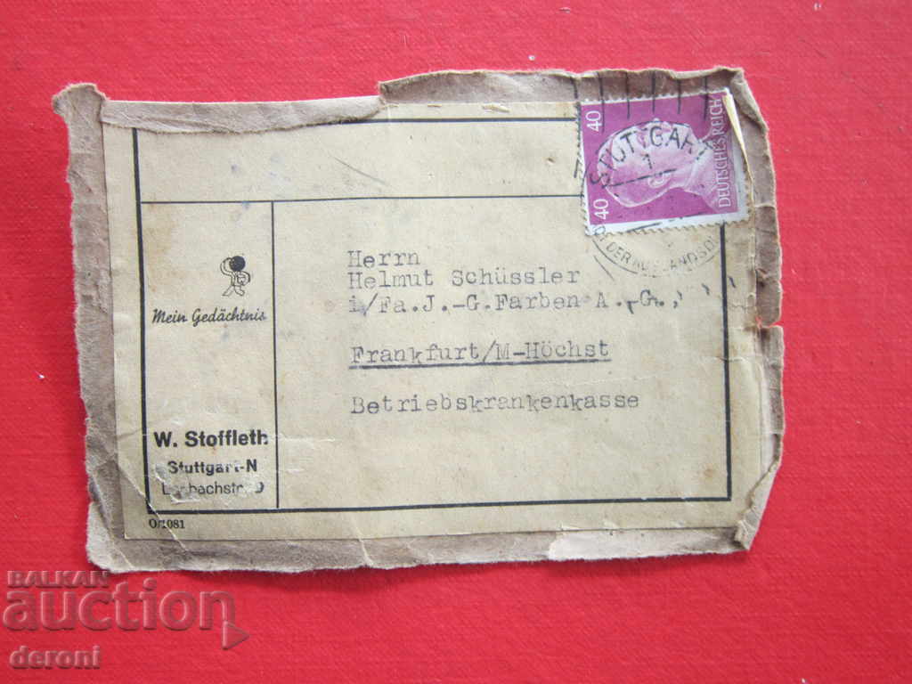 German document card book Third Reich - 6 German document card book Third Reich - 6