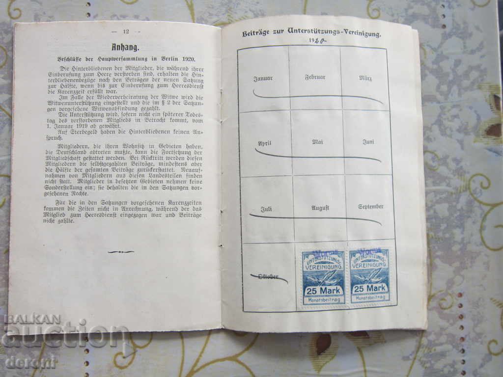 Old German Third Party Referendum, 1920 - 6 Old German Third Party Referendum, 1920 - 6