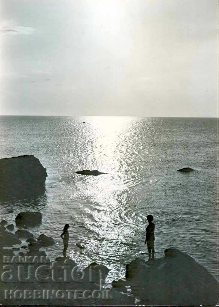 КАРТИЧКА ВАРНА КУРОРТ ДРУЖБА ИЗГРЕВ СЛЪНЦЕ 1960