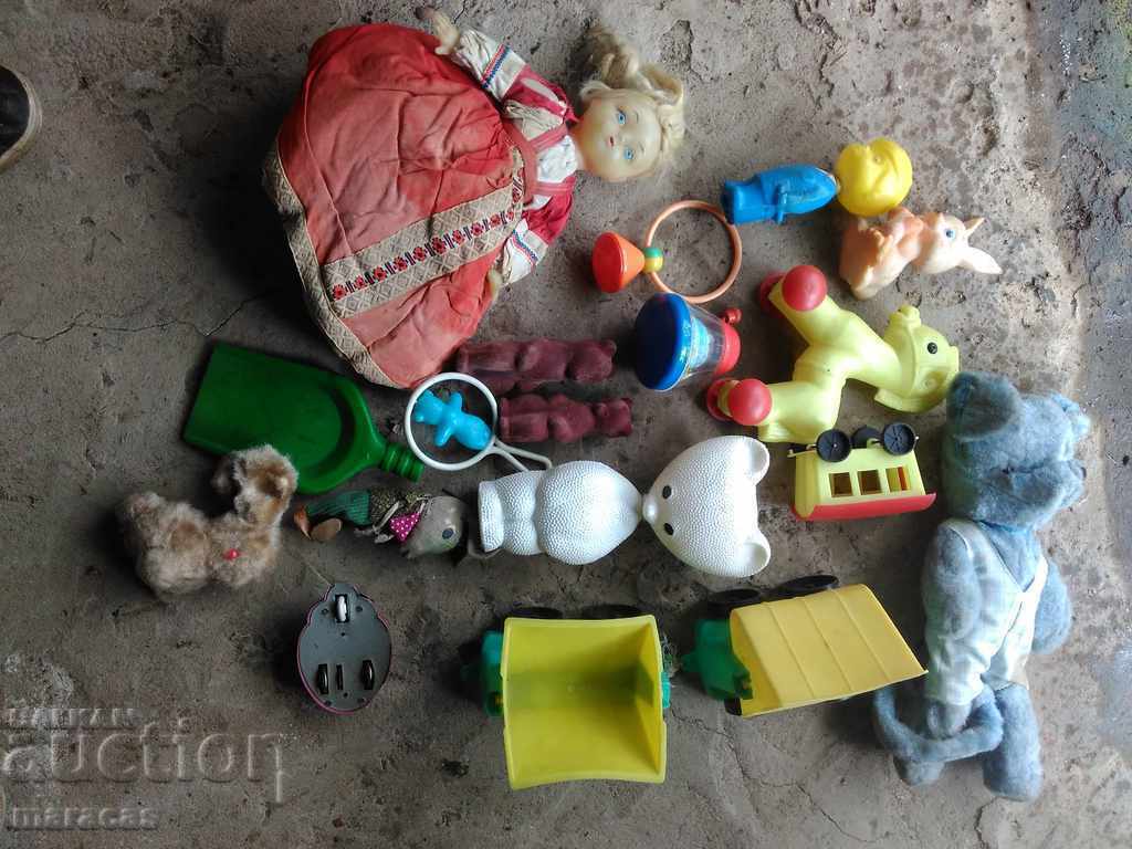 Lot of old toys with price 23.00 BGN | € 11.76 Lot of old toys with price 23.00 BGN | € 11.76